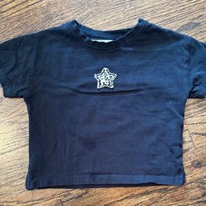 Toddler Zara leopard Star Tee shirt